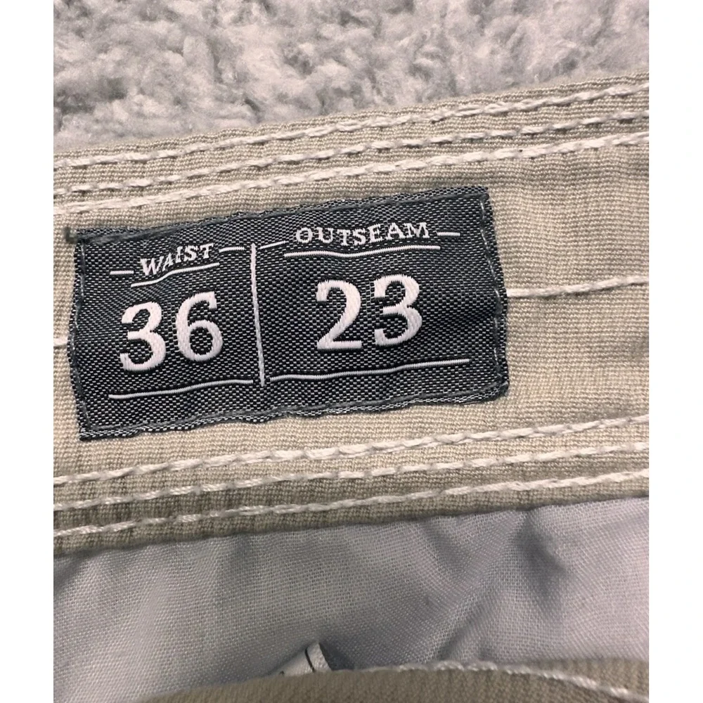 BKE BUCKLE STANDARD FIT‎ FLAT FRONT KHAKI SHORTS MENS 36 Pockets Casual - Picture 3 of 11